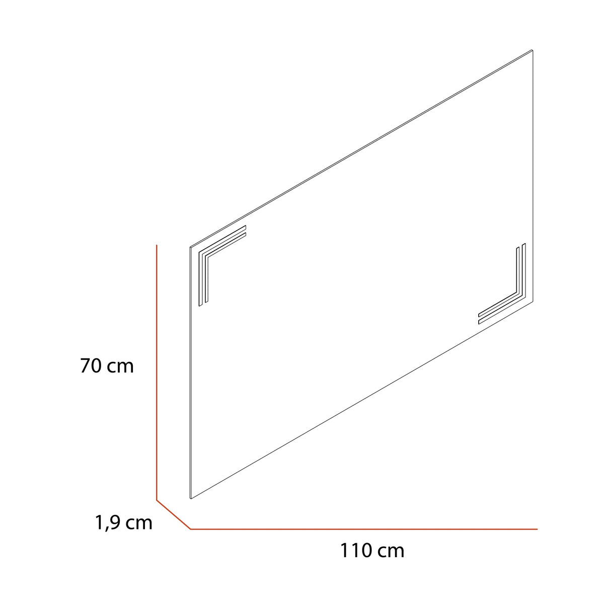 Espejo Iberia, con Forma Rectangular - vista 5
