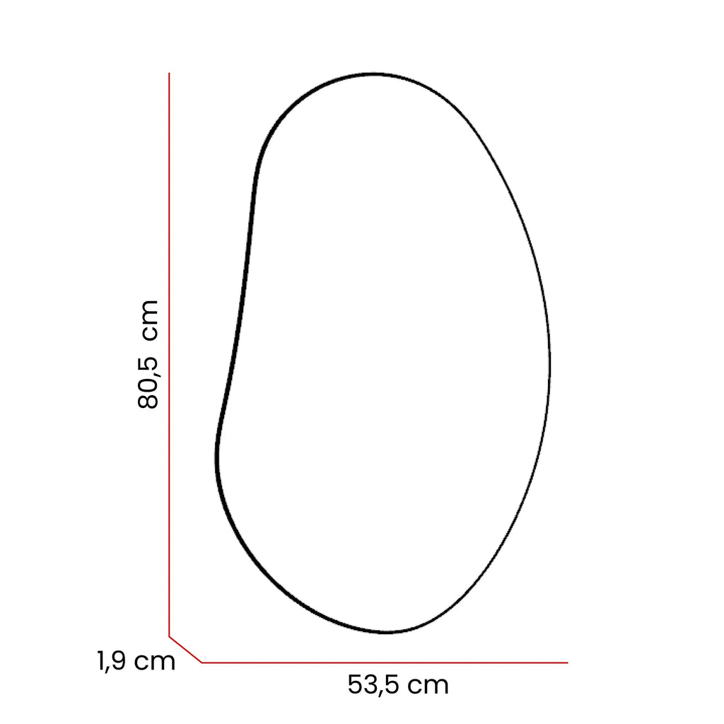 Espejo Leo Con Forma Irregular