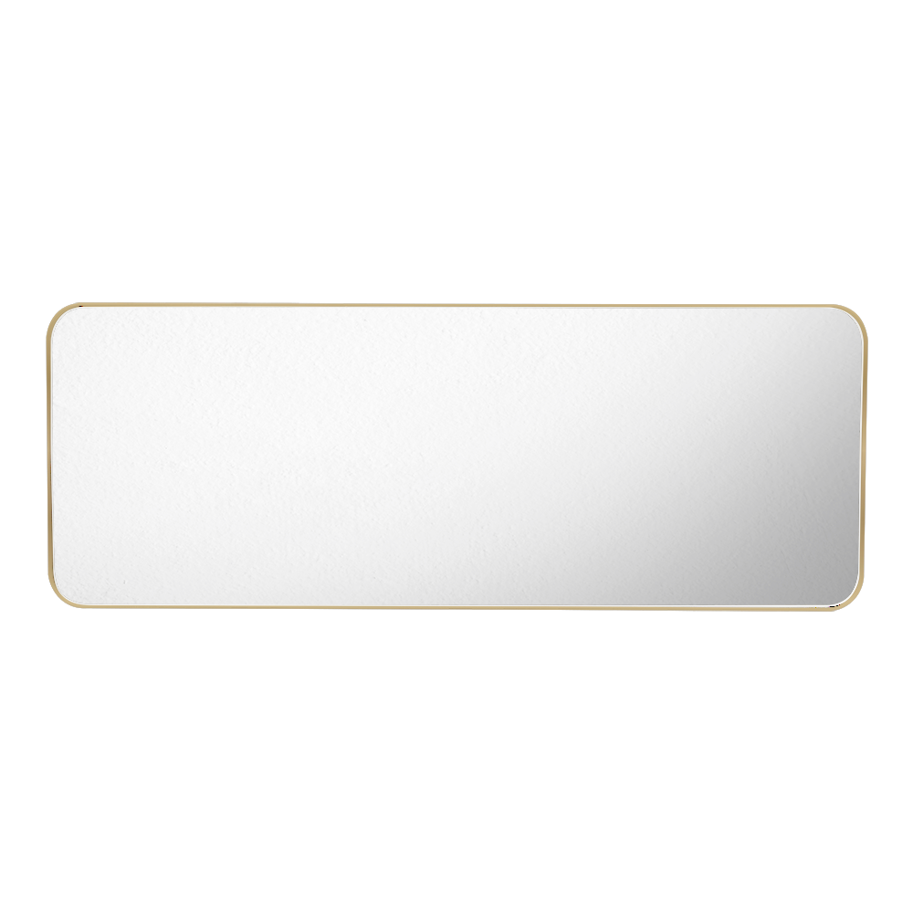 Espejo Rectangular Loky Marco Metalico Dorado - vista 3