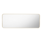 Espejo Rectangular Loky Marco Metalico Dorado - vista 3