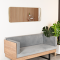 Espejo Rectangular Loky Marco Metalico Dorado - vista 1