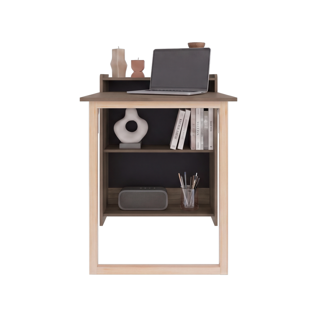 Escritorio Plegable Lesli, Avellana, con un Diseño Funcional y Práctico - vista 4
