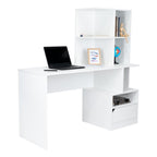 Combo Para Oficina Beto, Blanco Incluye Escritorio y Biblioteca - vista 3