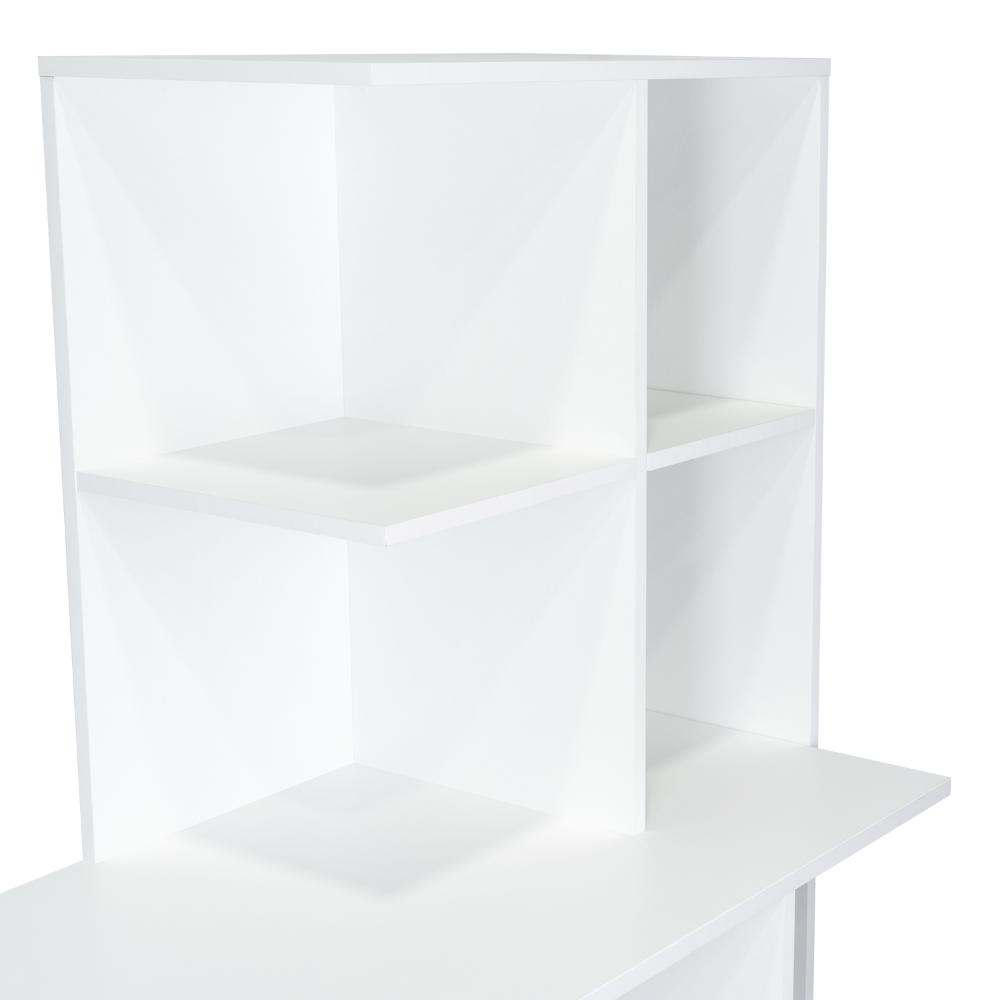 Combo Para Oficina Beto, Blanco Incluye Escritorio y Biblioteca - vista 11
