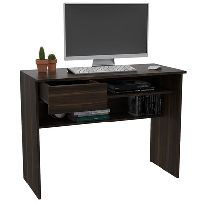 Escritorio Recto 1 Cajon Office W-100 - Habano