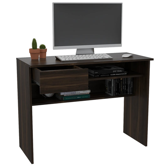 Escritorio Recto 1 Cajon Office W-100 - Habano