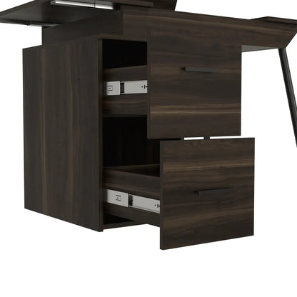 Escritorio Office Conect 90 Funcional - Habano