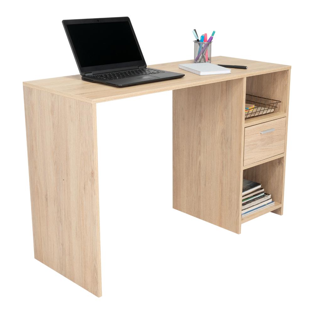 Escritorio Recto Office W-110 Un Cajon, Rovere - vista 3