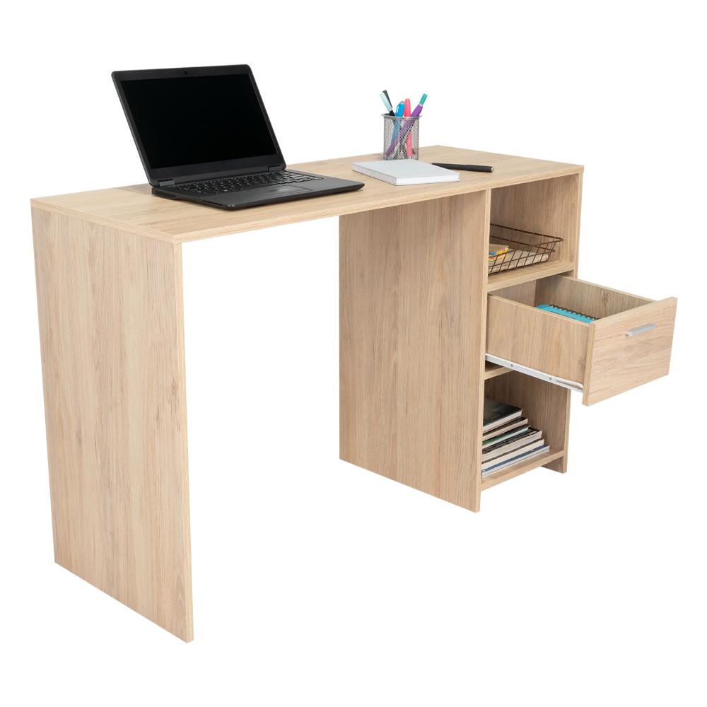 Escritorio Recto Office W-110 Un Cajon, Rovere - vista 4