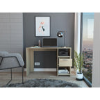 Escritorio Recto Office W-110 Un Cajon, Rovere - vista 2