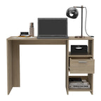 Escritorio Office, Rovere, con un cajón deslizable y varios entrepaños - vista 5