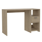 Escritorio Office, Rovere, con un cajón deslizable y varios entrepaños - vista 4