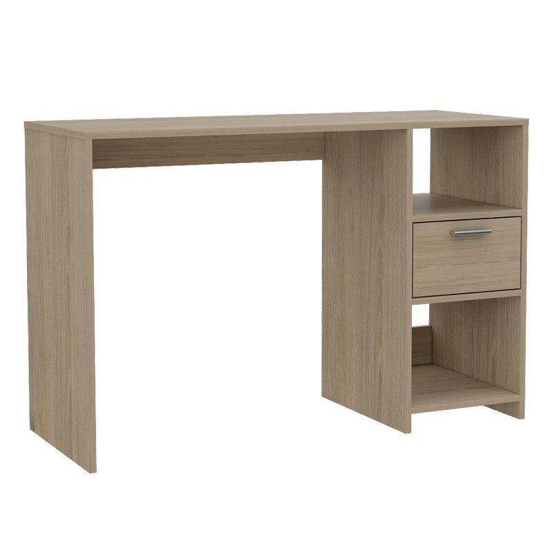 Escritorio Office, Rovere, con un cajón deslizable y varios entrepaños - vista 4
