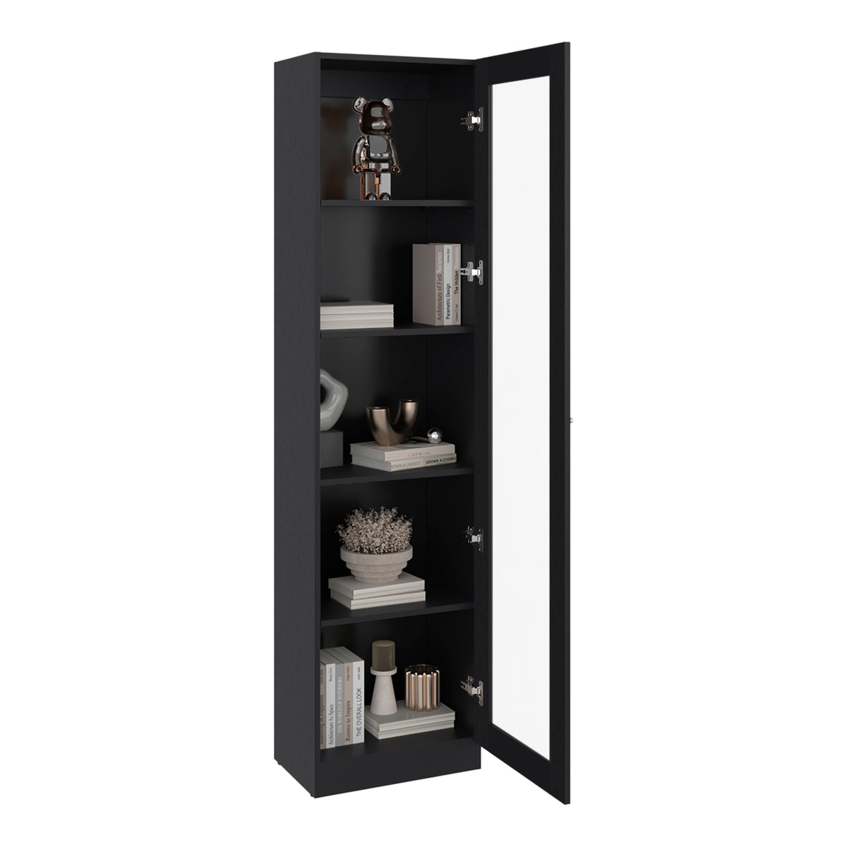 Estante Vitrina E6 Home E Una Puerta, Wengue - vista 6