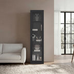 Estante Vitrina E6 Home E Una Puerta, Wengue - vista 1