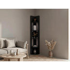 Estante Esquinero E7 Home E, Wengue - vista 1