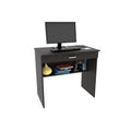Escritorio Recto Office W-80 Con 1 Cajon - Wengue