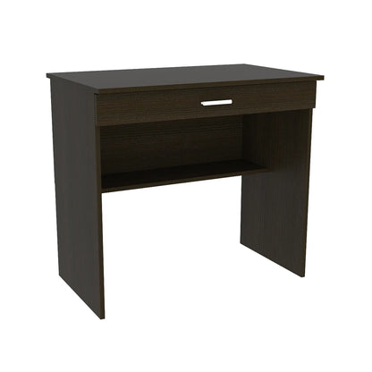 Escritorio Recto Office W-80 Con 1 Cajon - Wengue