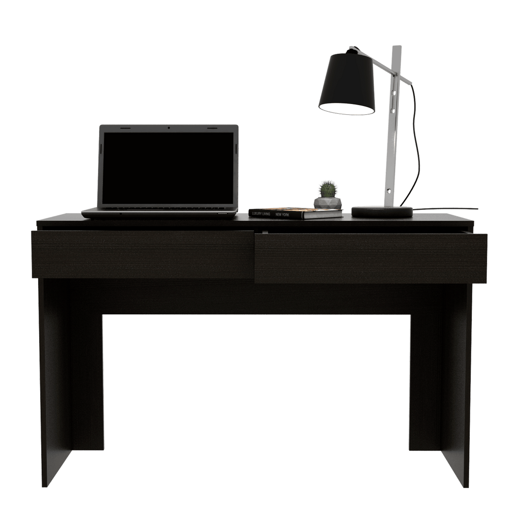 Escritorio Mantis, Wengue, con Dos Cajones - vista 4
