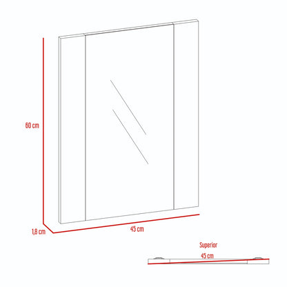 Espejo Flotante Madrid - Wengue