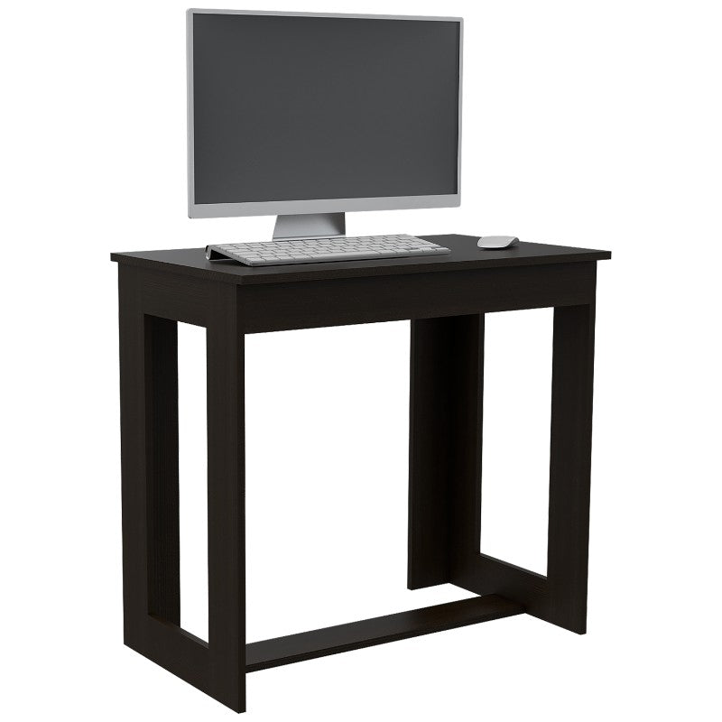 Escritorio Office, Wengue y Negro, con amplio espacio de trabajo - vista 2