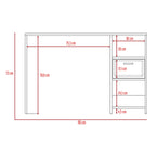 Escritorio Recto Office W-110 - Wengue