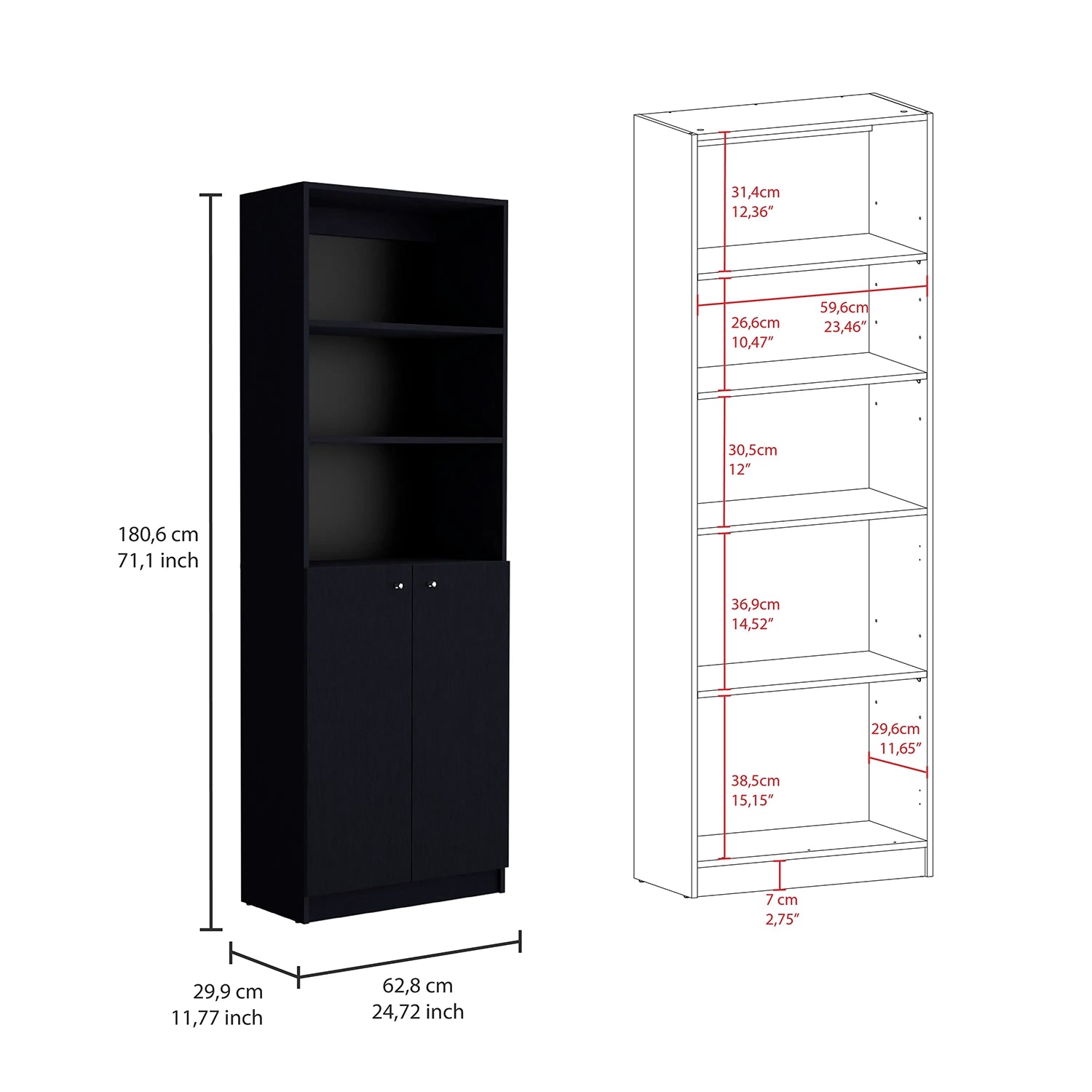 Estante E4 Home - Wengue