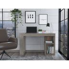 Escritorio Astana, Ceniza,  con Amplio Espacio de Trabajo - vista 1
