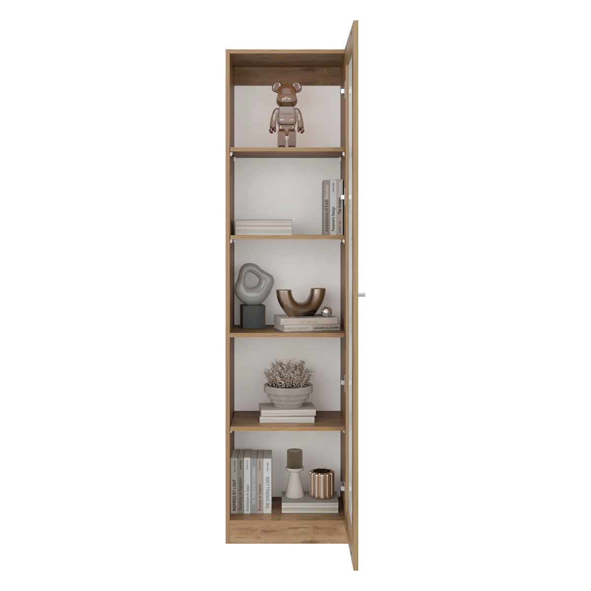 Estante Vitrina E6 Home E Una Puerta, Macadamia - vista 4
