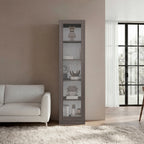 Estante Vitrina E6 Home E Una Puerta, Milan y Blanco - vista 1