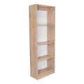 Estante E1Home, Macadamia, con varios entrepaños