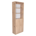 Estante E4Home, Macadamia, con dos puertas batientes