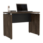 Mesa Escritorio Home Office, Negro Soft y Coñac, con amplia superficie 100 - vista 3