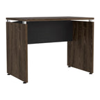 Mesa Escritorio Home Office, Negro Soft y Coñac, con amplia superficie 100 - vista 5