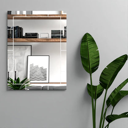 Espejo Turin Rectangular - Marco Sandblasting