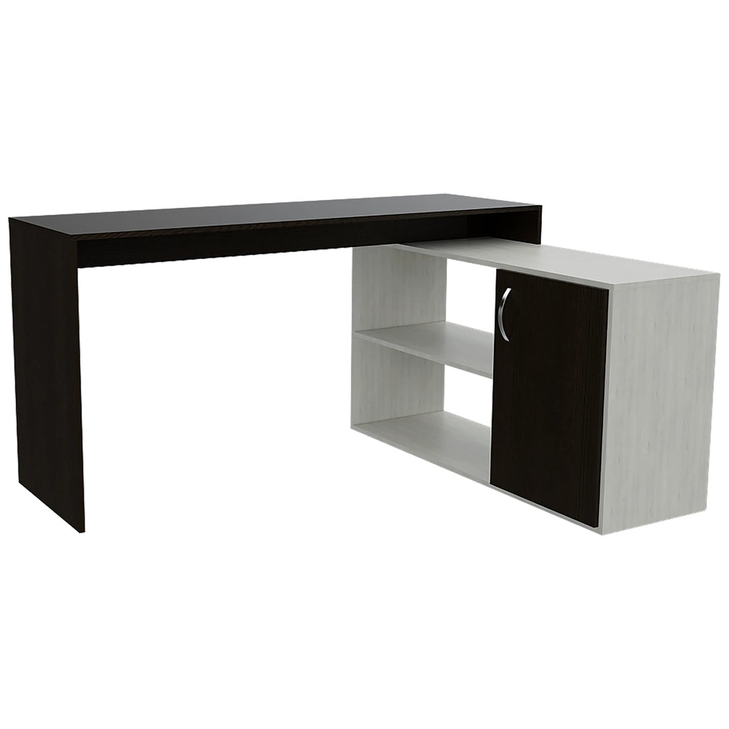Escritorio En L 1 Puerta Axis - Wengue / Artico