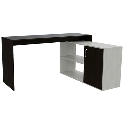 Escritorio En L 1 Puerta Axis - Wengue / Artico