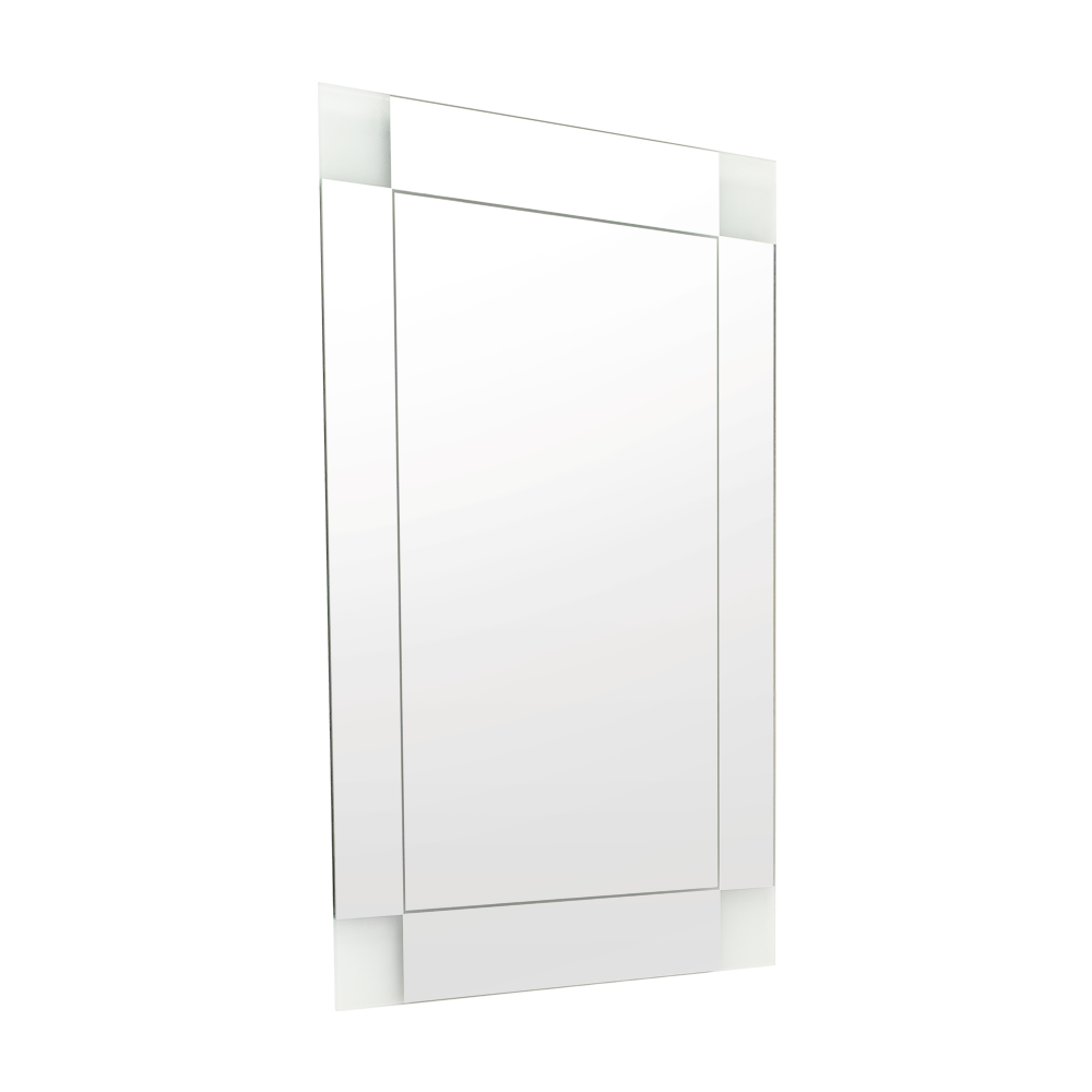 Espejo Yorlin Rectangular Diseño Sandblasting - vista 10