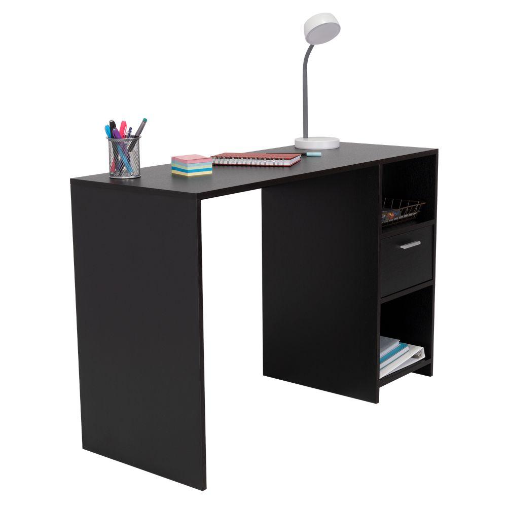 Escritorio Malasia, Wengue, con Un Cajón Archivador y Dos Entrepaños - vista 2
