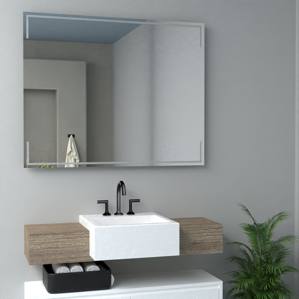 Espejo Terranova, con Forma Rectangular - vista 3