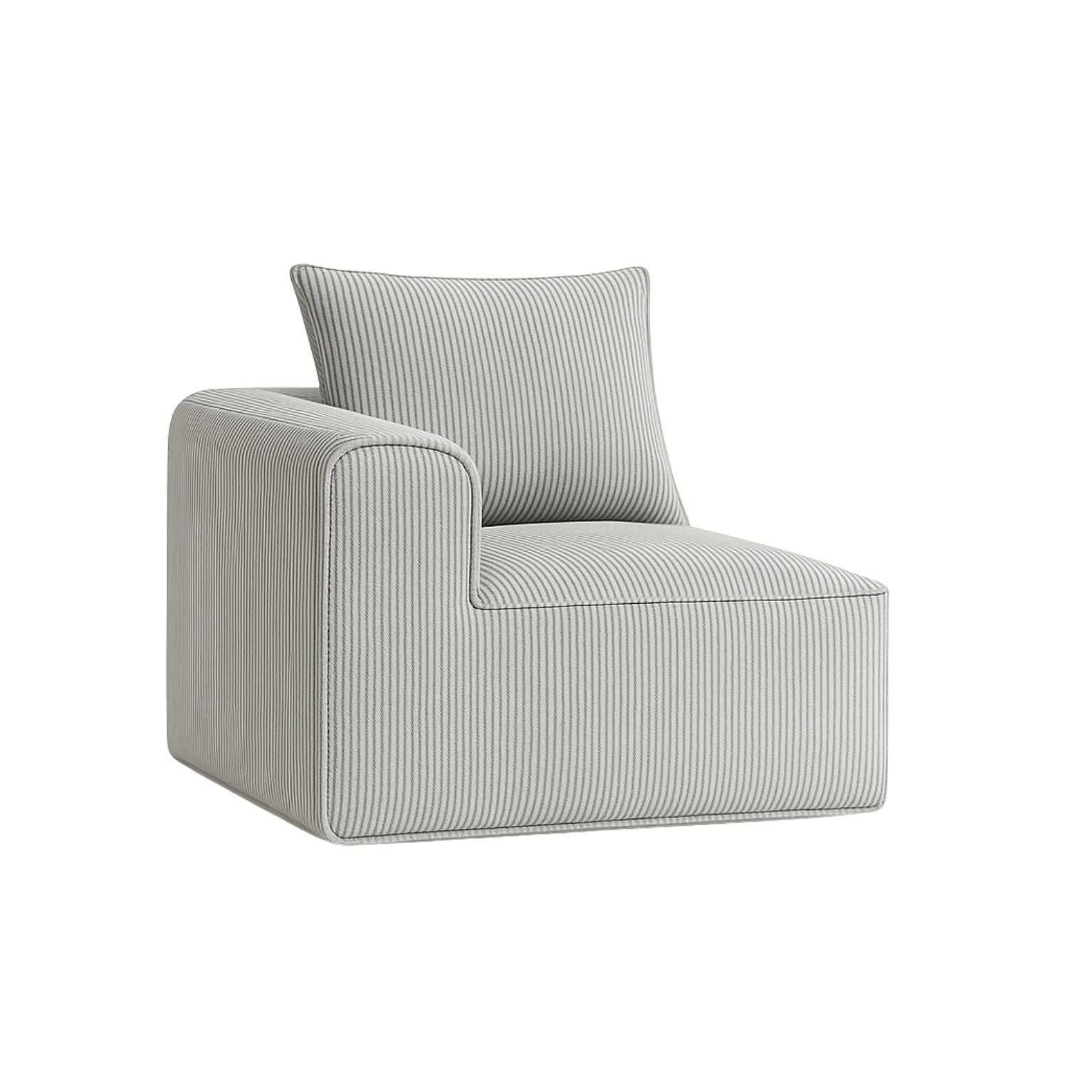 MONS NODO Sofá Modular 2 Cuerpos + Pouf