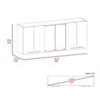 Gabinete Superior Vega, Blanco Duqueza, con amplio espacios espacios para guardar utensilios de cocina - vista 9