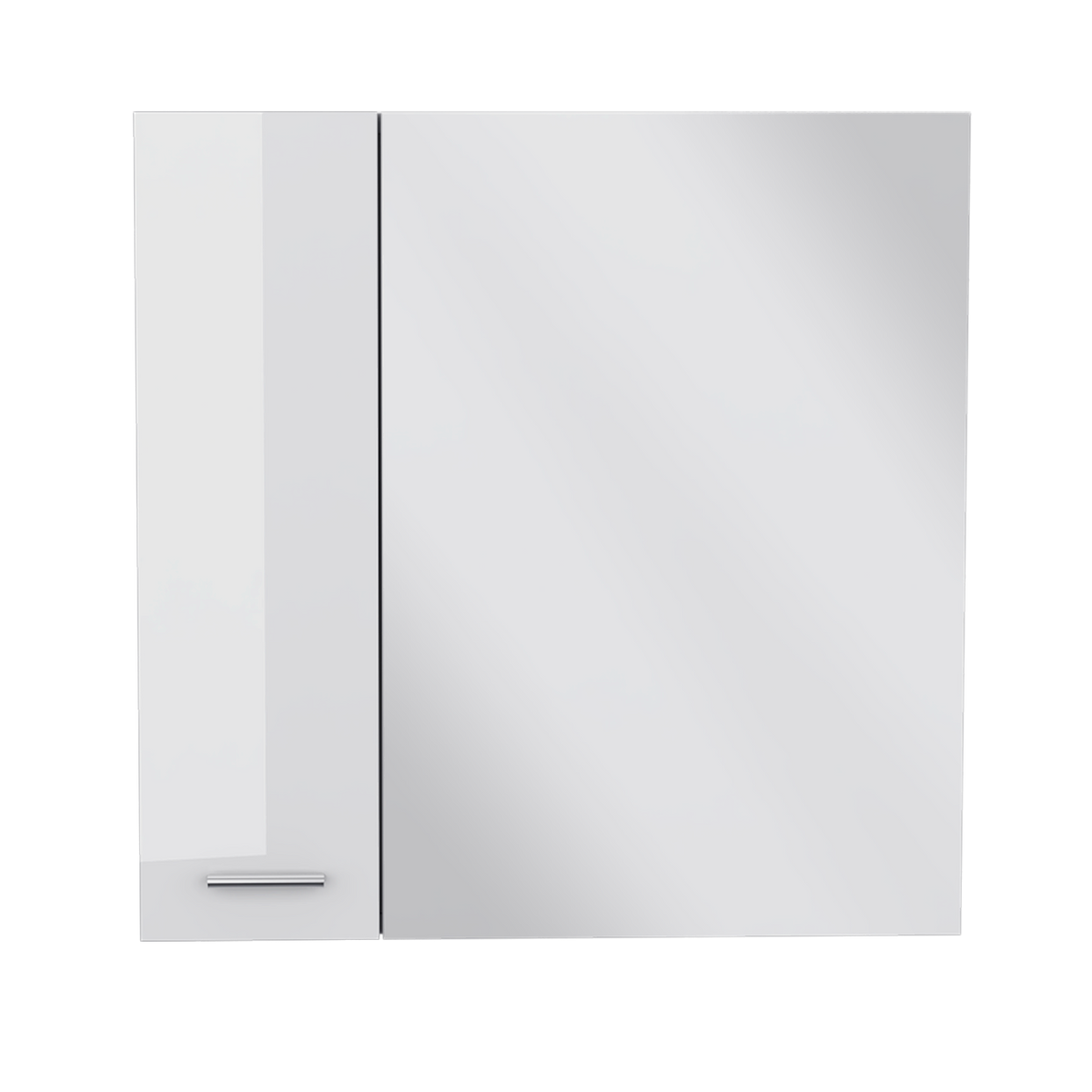 Gabinete De Baño Sines, Blanco High Gloss y Blanco Mqz - vista 4