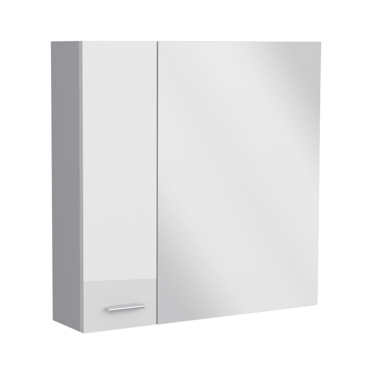 Gabinete De Baño Sines, Blanco High Gloss y Blanco Mqz - vista 6