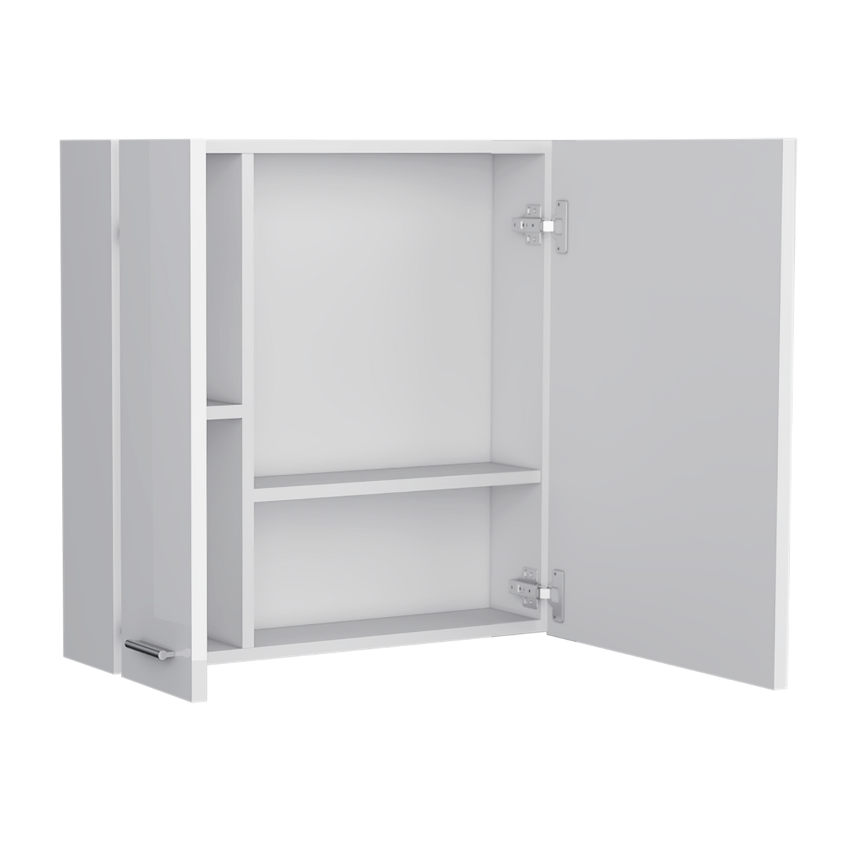 Gabinete De Baño Sines, Blanco High Gloss y Blanco Mqz - vista 3