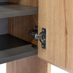 Botiquin Para Baño Ventus Con Espejo, Duna Y Plomo - vista 11