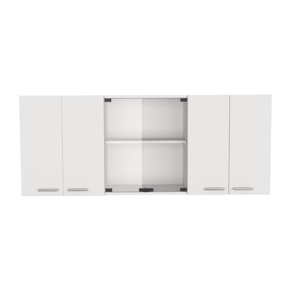 Gabinete Superior Vega, Blanco Duqueza, con amplio espacios espacios para guardar utensilios de cocina - vista 5