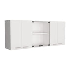 Gabinete Superior Vega, Blanco Duqueza, con amplio espacios espacios para guardar utensilios de cocina - vista 3
