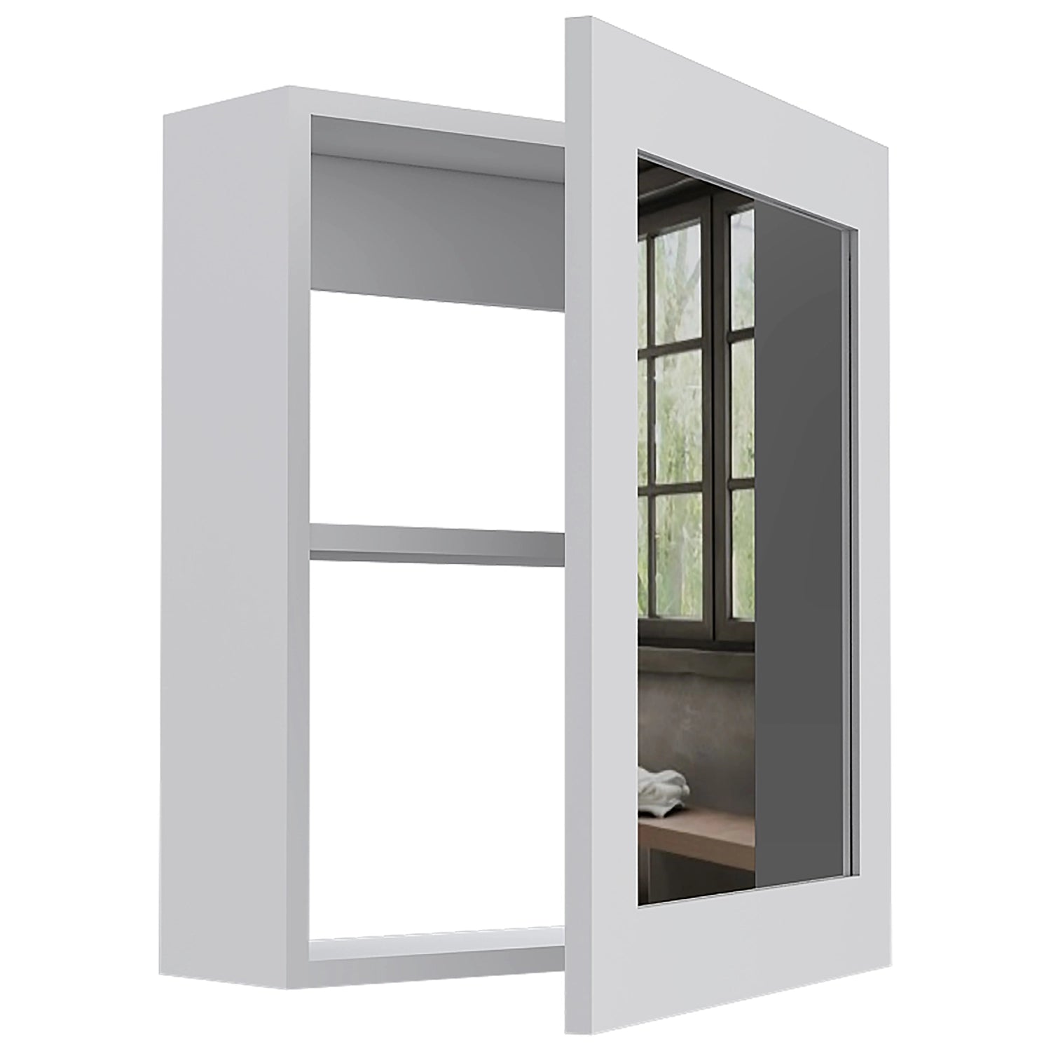 Botiquin Bath 47-B 1 Puerta Con Espejo- Blanco