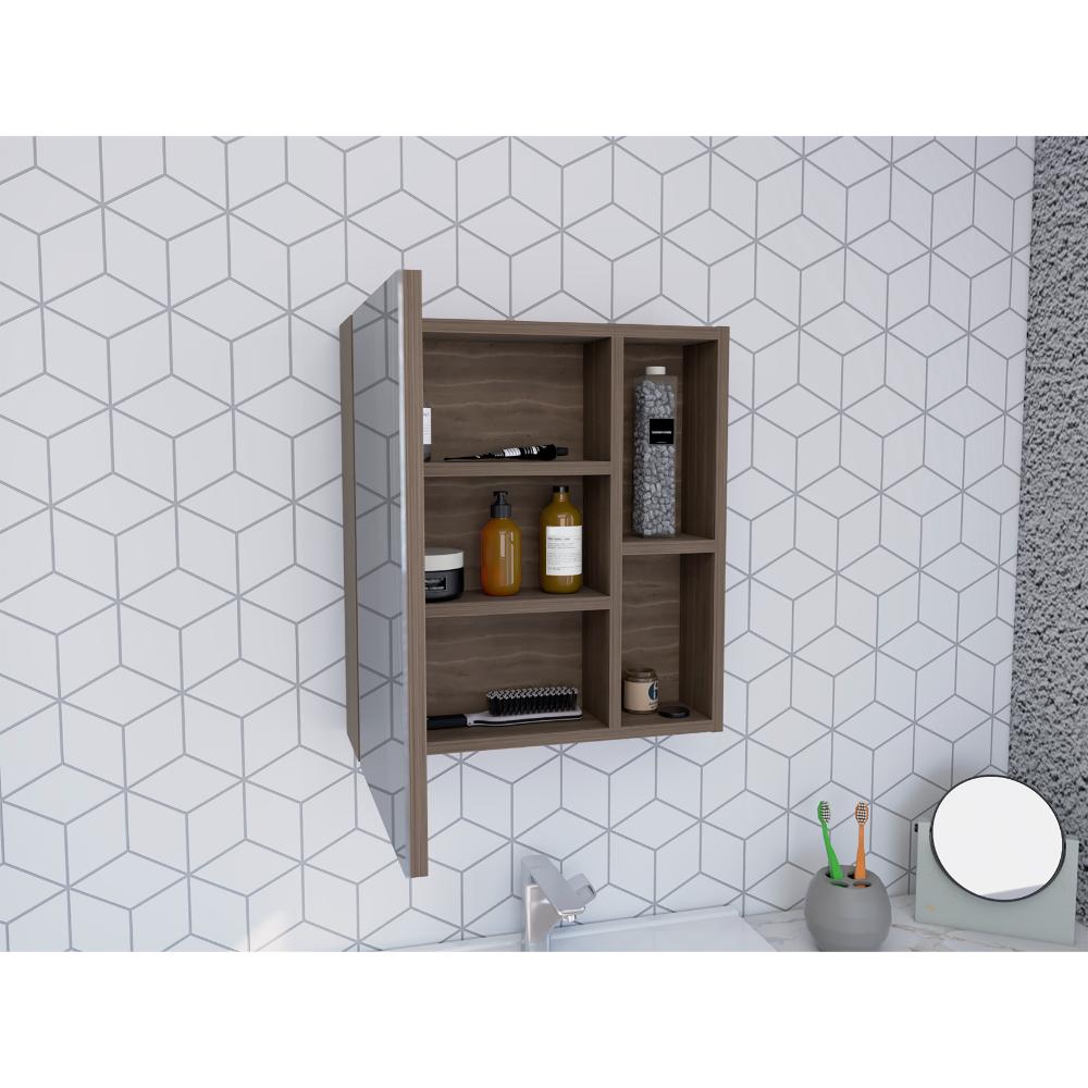 Gabinete de Baño Labell, Milan, con Puerta Espejo y Entrepaños - vista 6